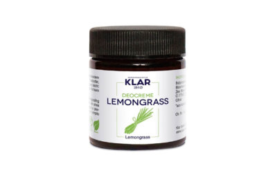 KLAR’s Deocreme Lemongrass 30ml, palmölfrei