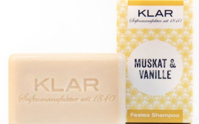 KLAR’S festes Shampoo Muskat/Vanille 100g (für normales Haar)